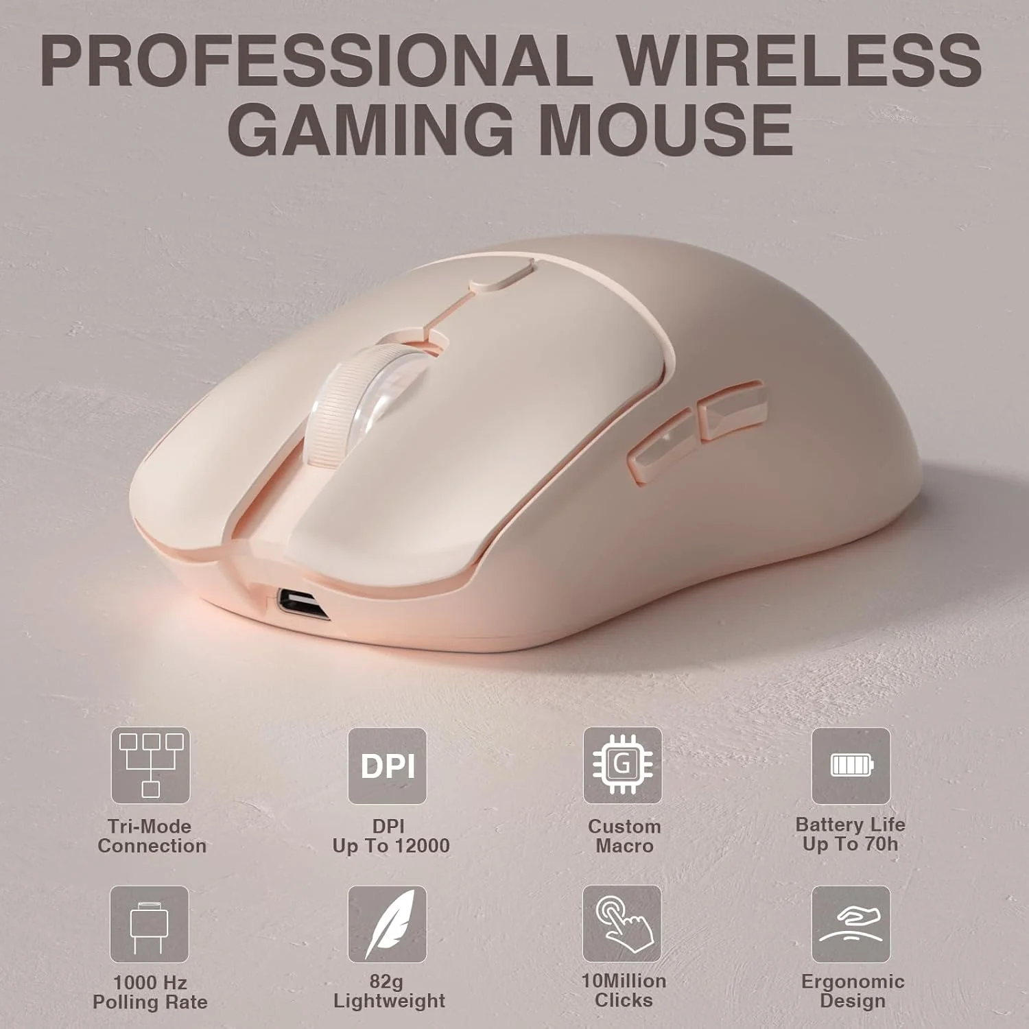 Wireless Gaming Mouse - Беспроводная игровая мышь AULA SC580X с
