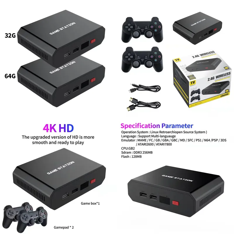 Gaming Controller - Игровая приставка M8plus HD с двумя