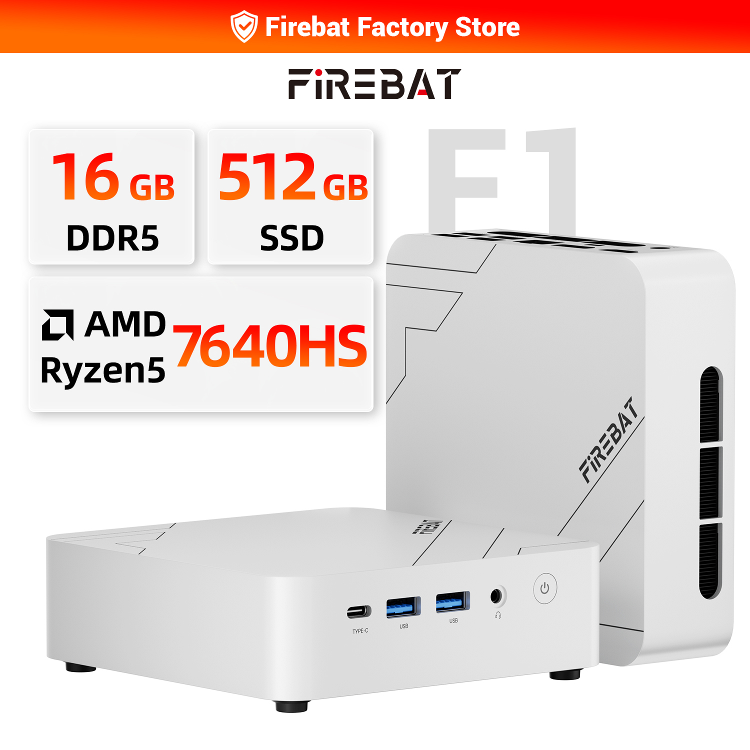 Pc Gaming Amd Ryzen 7 - FIREBAT F1 MINI ПК AMD Ryzen