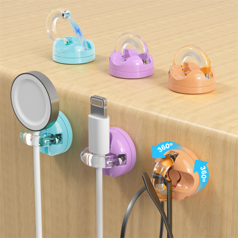 Desk Cable Organizer - Набор из 6 магнитных органайзеров для