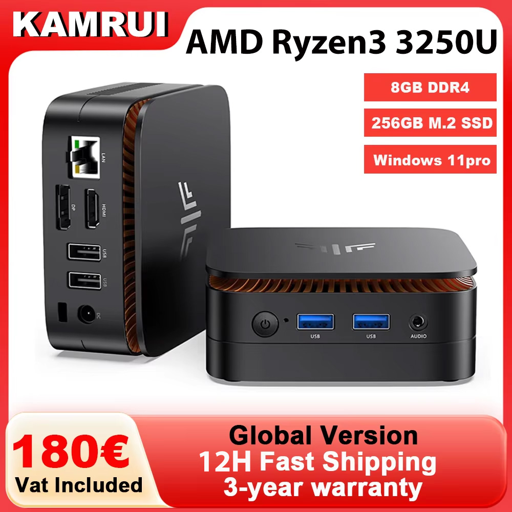 Pc Gaming Amd Ryzen 7 - Мини-ПК KAMRUI с процессором AMD R3