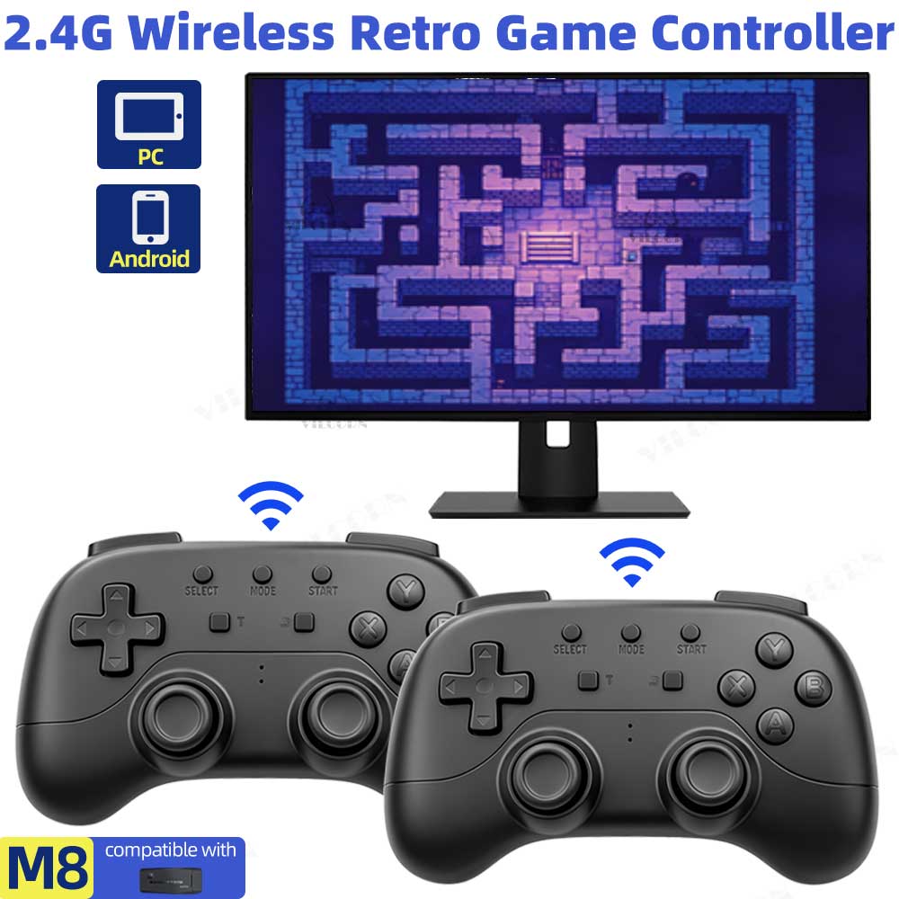 Android Gaming Emulator Pc - Беспроводной игровой контроллер 2.4G без задержек