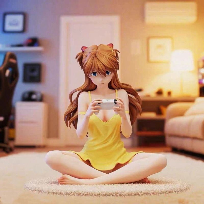 Pc Gaming Evangelion - Фигурка Асука Лэнгли – Евангелион, сидящий