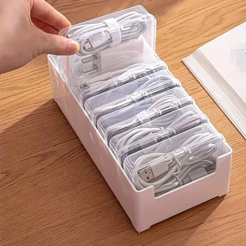 Desk Cable Organizer - Коробка-органайзер для кабелей, коробка для хранения