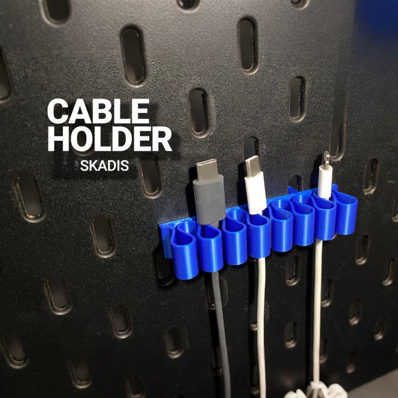 Desk Cable Organizer - Держатель-органайзер для кабелей на стену (крепление