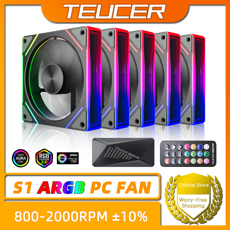 Pc Gaming Rgb - Комплект вентиляторов TEUCER Prism S1 ARGB