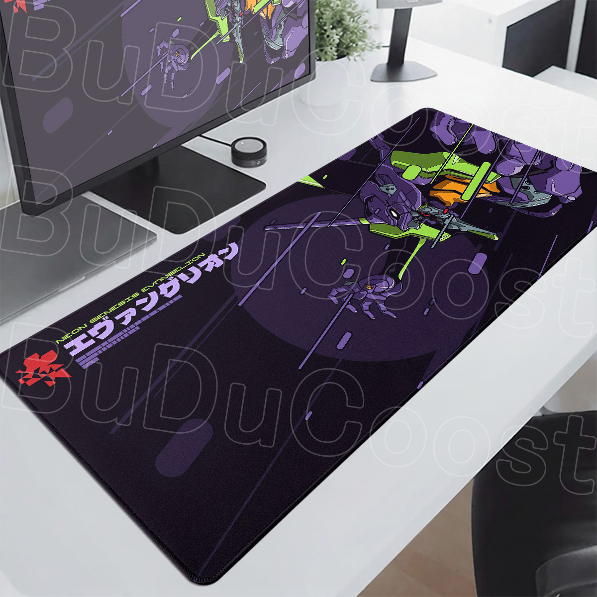 Pc Gaming Evangelion - Коврик для мыши Anime E-Evangelions 1000x500
