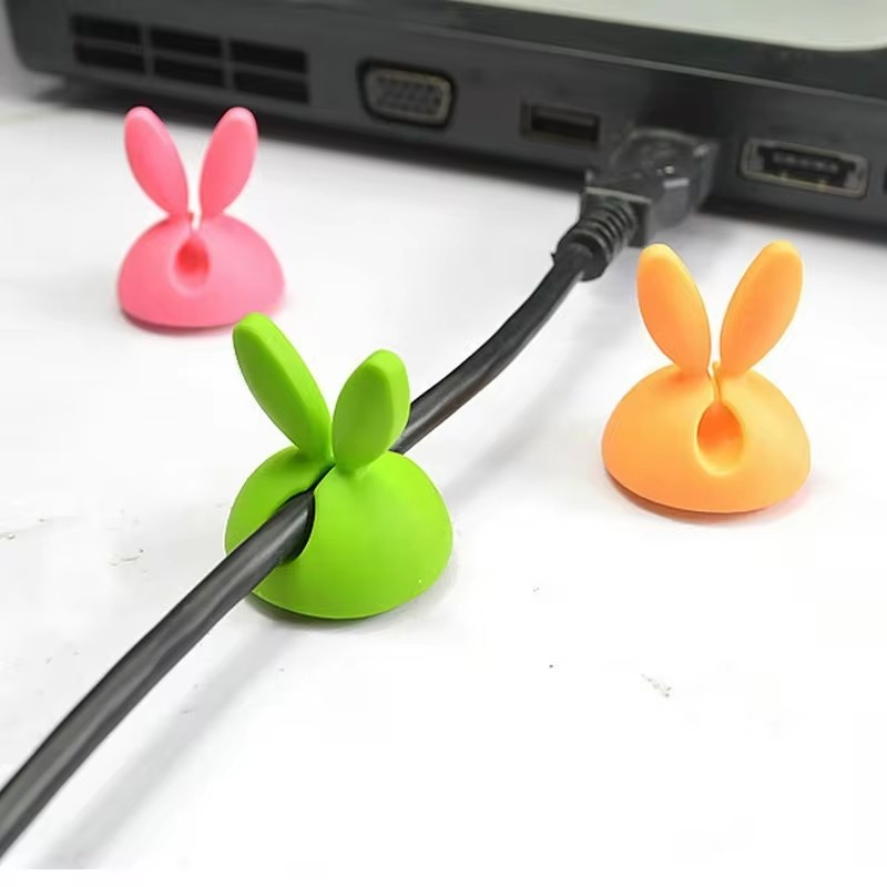 Симпатичный держатель для кабе – обзор и цена Desk Cable Organizer