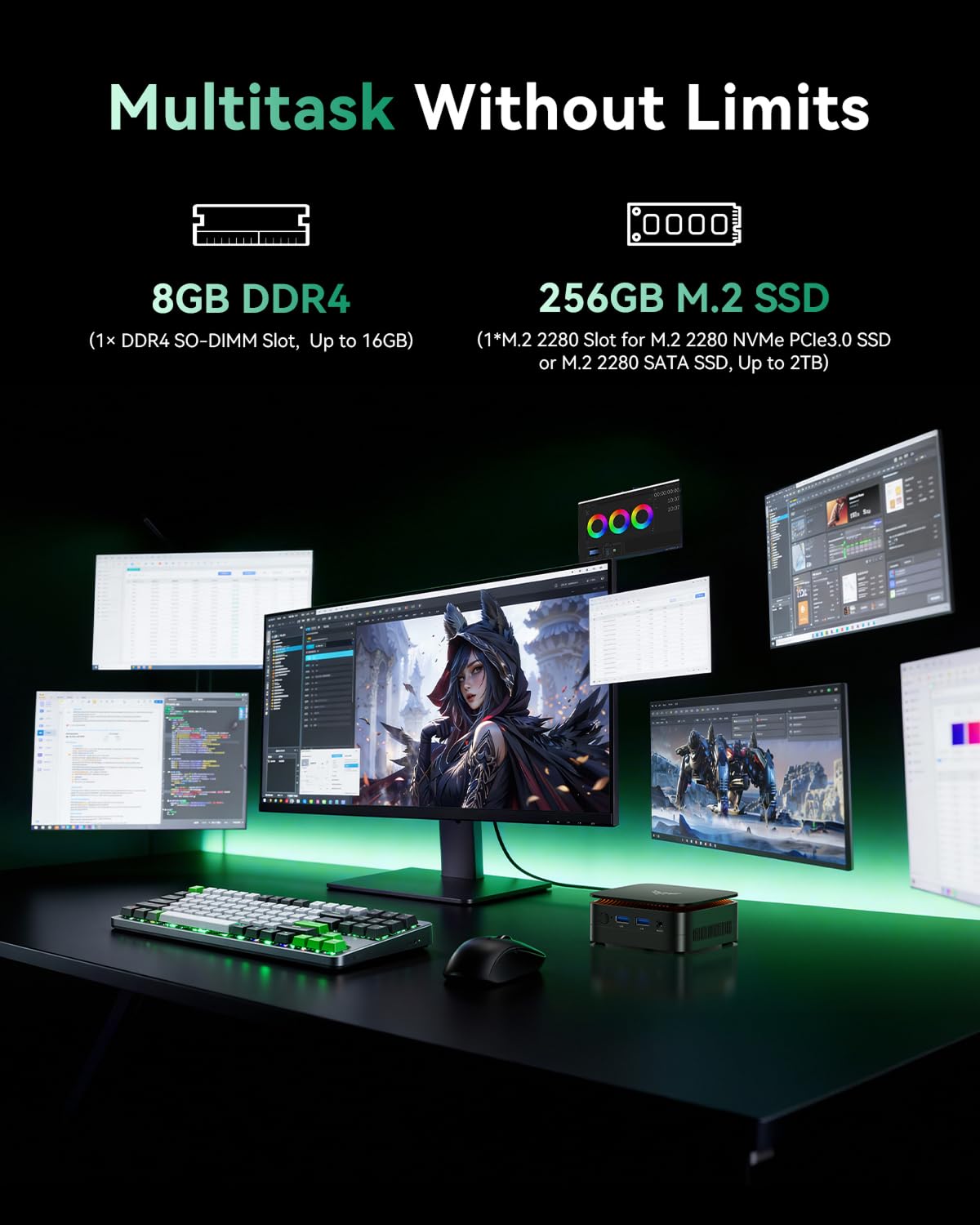 Мини-ПК ACEMAGIC на базе AMD 3 – обзор и цена Pc Gaming Amd Ryzen 7