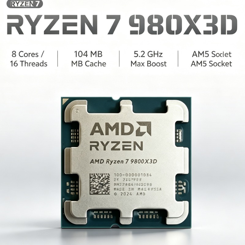 Процессор AMD Ryzen 7 9800X3D  – обзор и цена Pc Gaming Amd Ryzen 7