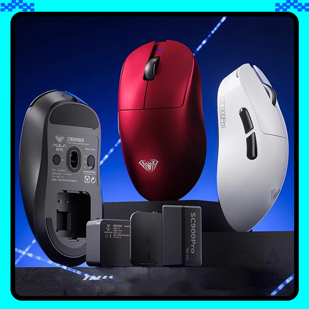 Мышь AULA SC900 Paw3950, трехр – обзор и цена Wireless Gaming Mouse
