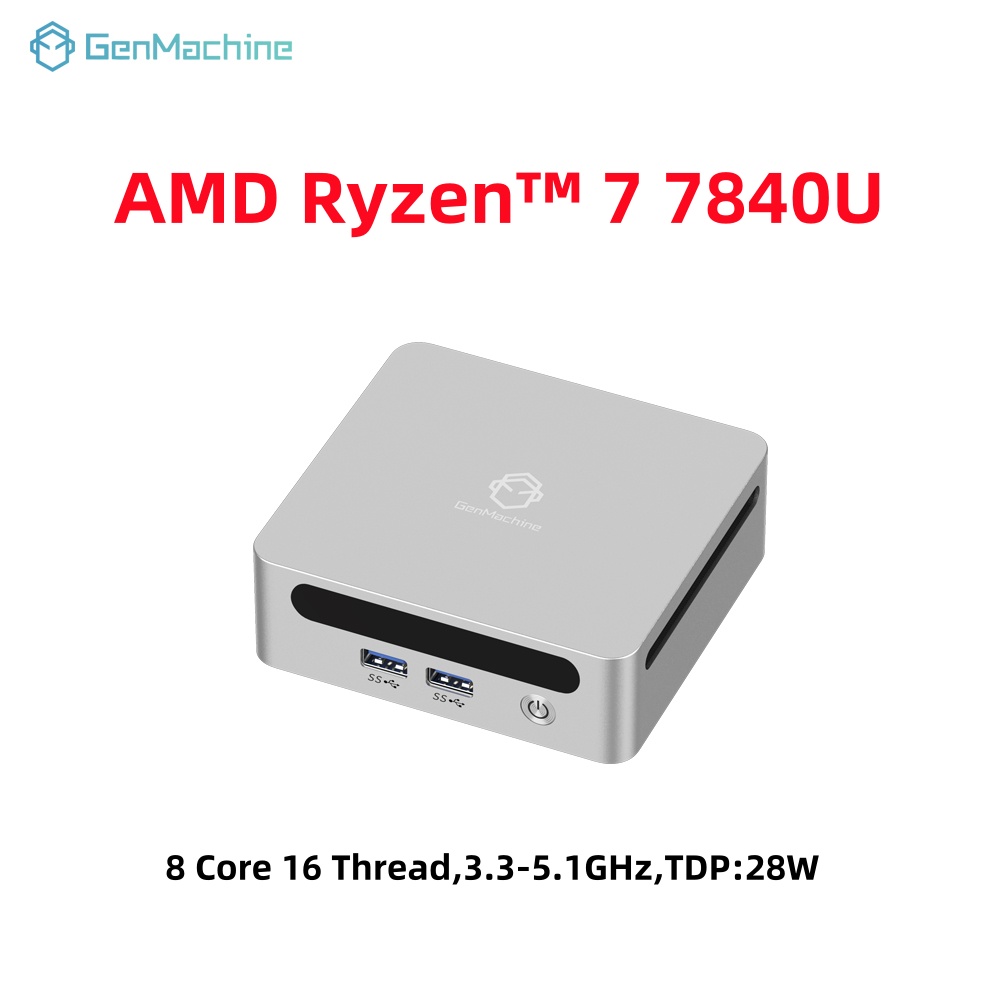GenMachine Мини-ПК USB4 2.5G L – обзор и цена Pc Gaming Amd Ryzen 7