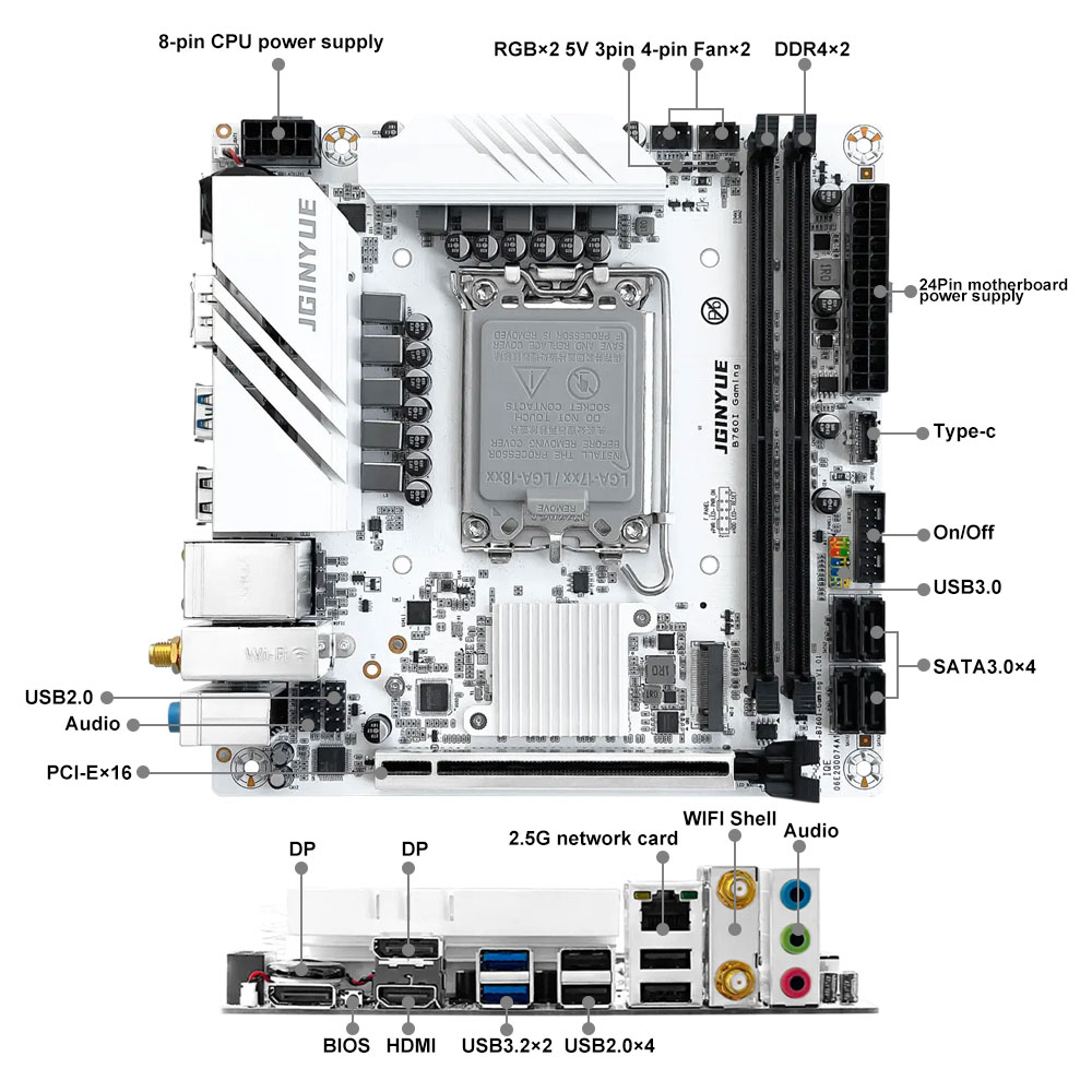 Материнская плата JGINYUE B760 – обзор и цена Pc Gaming News