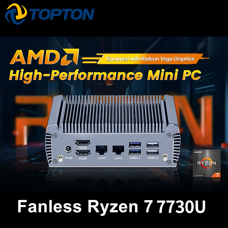 Topton FU02 Безвентиляторный м – обзор и цена Pc Gaming Amd Ryzen 7