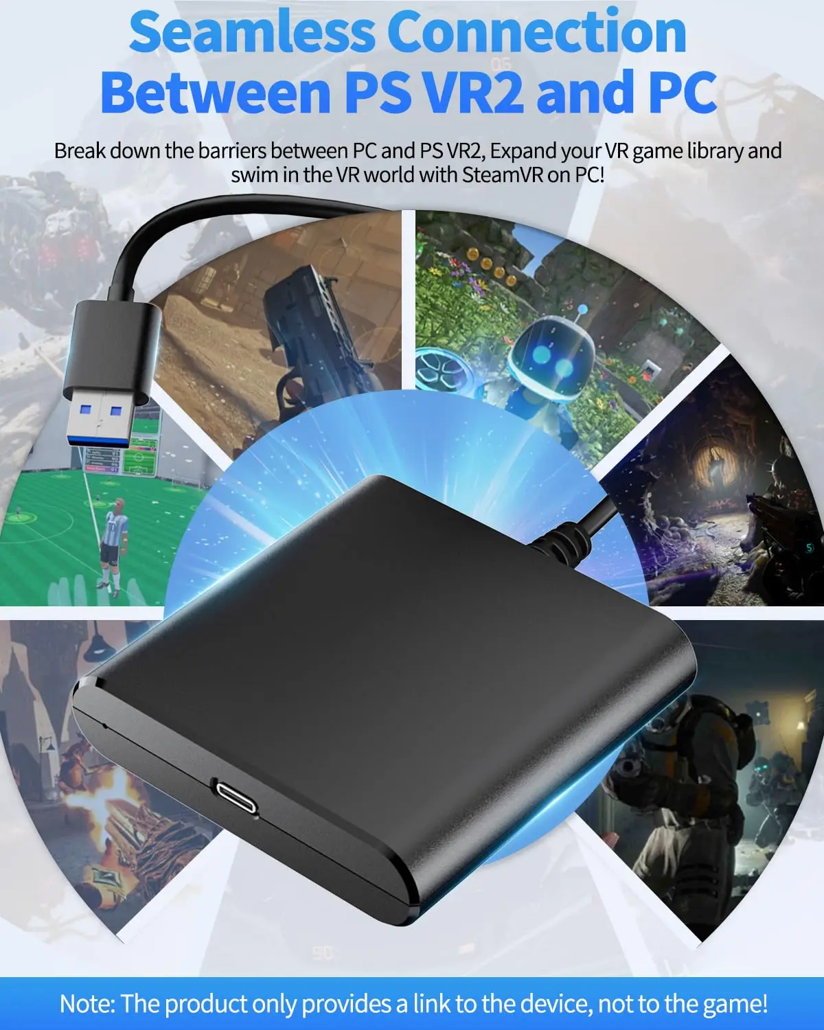 Адаптер для ПК PS5 VR2, компью – обзор и цена Pc Gaming Vr