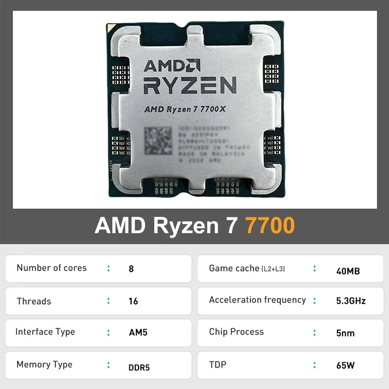 Процессор AMD Ryzen 7 7700X AM – обзор и цена Pc Gaming Amd Ryzen 7